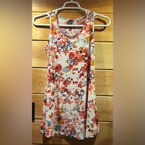 White Floral Summer Dress